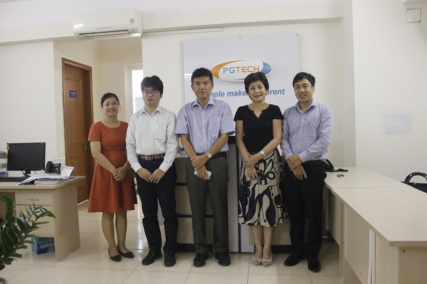 Đại diện hãng TOZEN Nhật Bản tới thăm và làm việc với PGTECH Việt Nam