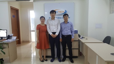 Sales Manager Của PARATECH Hàn Quốc Thăm PGTech 5.2018