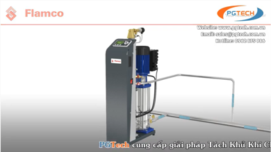Hệ tách khử khí chân không Vacumat Eco Flamco Hà Lan cho Chiller