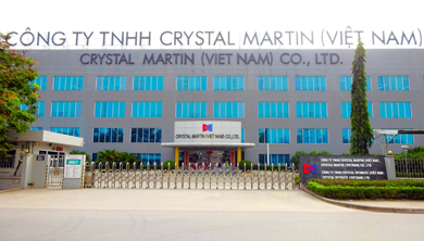 Dự Án Crystal Martin Việt Nam KCN Quang Châu, tỉnh Bắc Giang