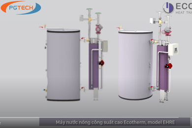 Máy nước nóng (Bồn gia nhiệt nước nóng) công suất cao, sáng chế độc đáo và duy nhất bởi Ecotherm Áo