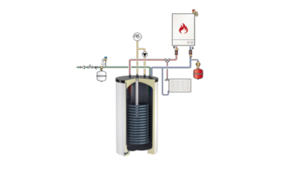 UHP Low Height Indirect Hot Water Cylinder