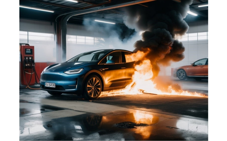 Đám cháy từ xe điện có thể gây ra thảm họa quy mô lớn