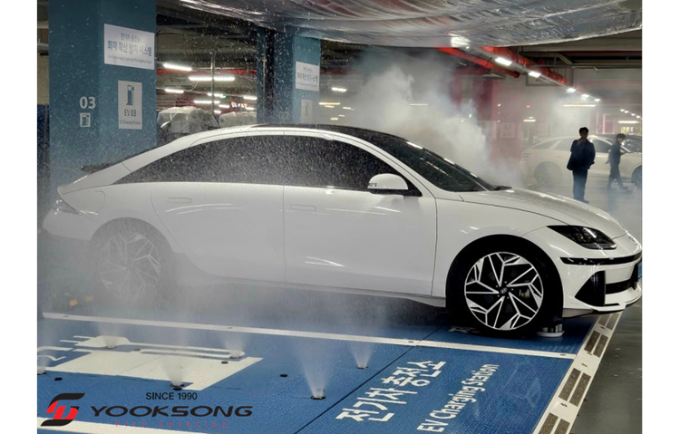 Hệ thống phun nước tự động trực tiếp lên trên