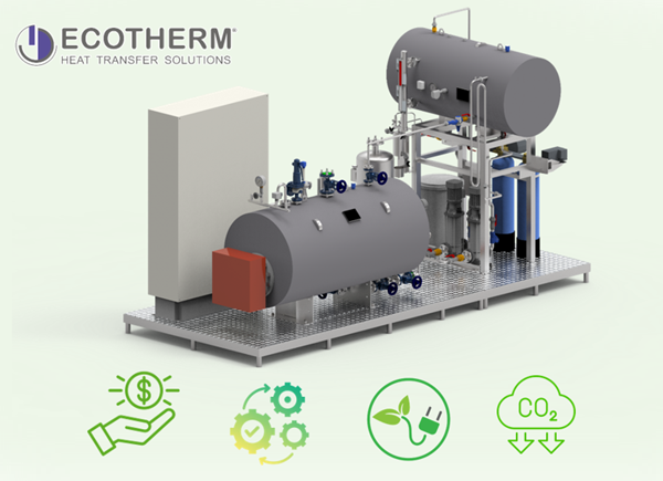 Giải pháp nồi hơi điện Ecotherm giúp mang lại tính kinh tế, lắp đặt thuận tiện và thân thiện với môi trường