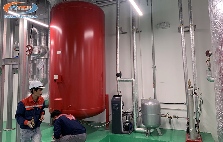Giải pháp Điều áp tách khí & Tách khí chân không ENA Flamco do PGTECH cấp