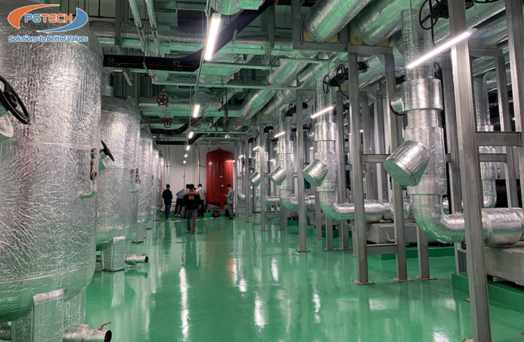 Hệ điều áp tách khí & Tách khí chân không ENA Flamco tại Viettel Networks