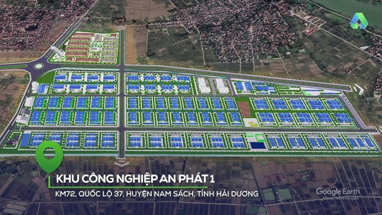 Khu công nghiệp An Phát 1 Hải Dương được đầu tư với số vốn gần 2000 tỷ đồng