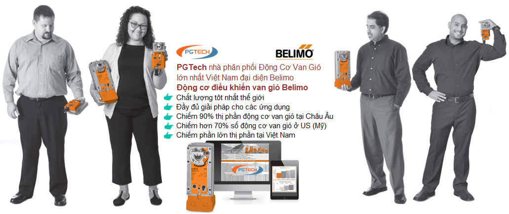 Động cơ van chặn lửa hút khói Belimo