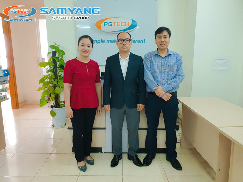 Đại diện hãng Samyang Hàn Quốc tới thăm và làm việc với PGTECH