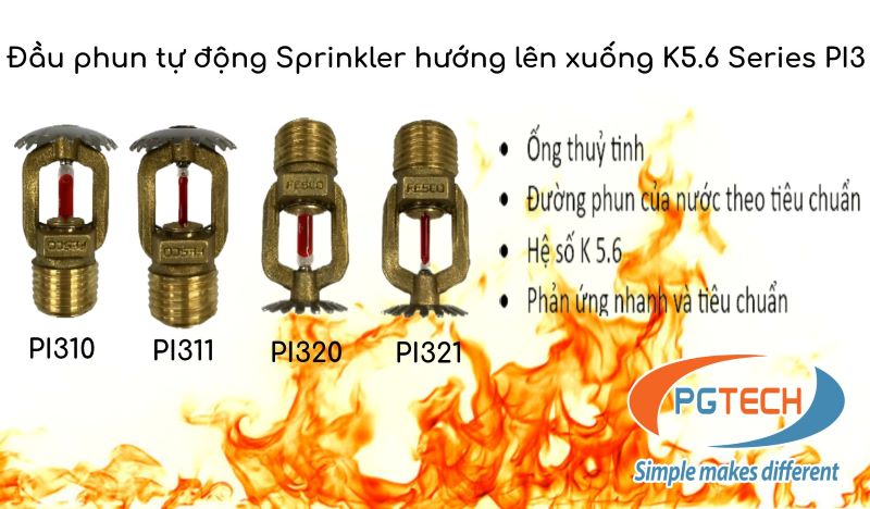 Đầu phun chữa cháy Sprinkler