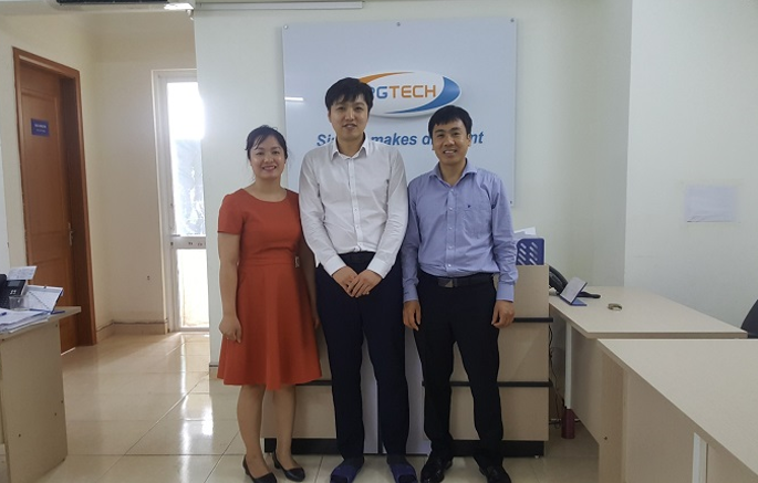 Đại diện hãng Paratech/Fesco Hàn Quốc thăm và làm việc với PGTECH