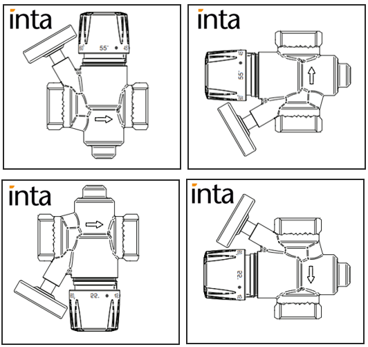 Hướng dẫn lắp đặt van tuần hoàn nhiệt hãng INTA Anh Quốc