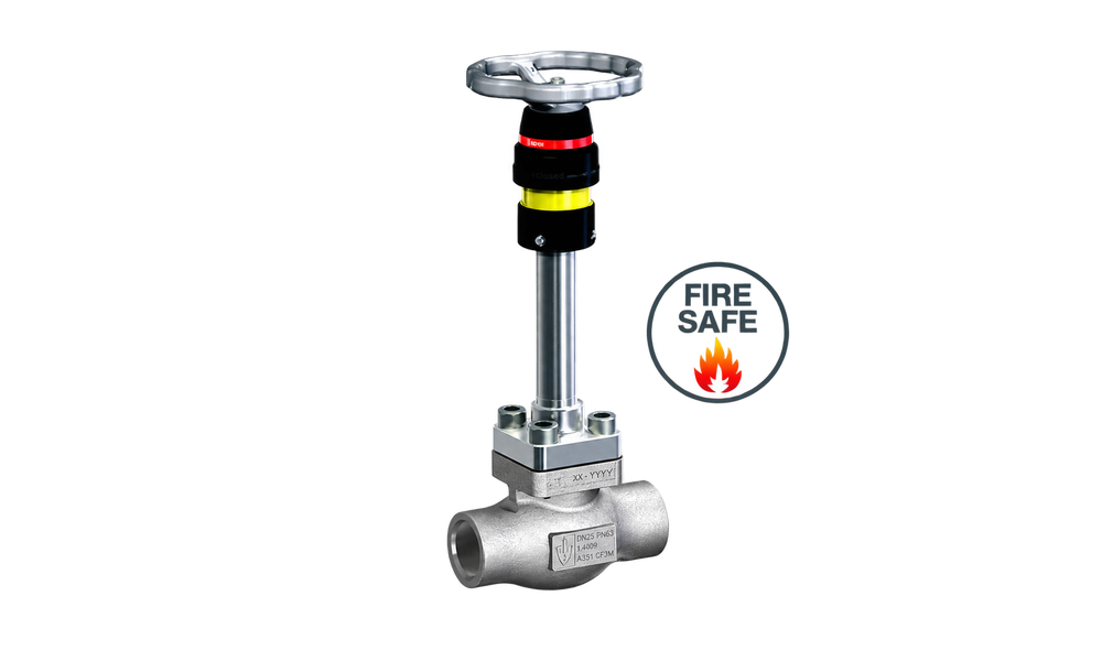 GOETZE Series 2141 – Van chặn bằng inox, dạng thẳng, Fire Safe
