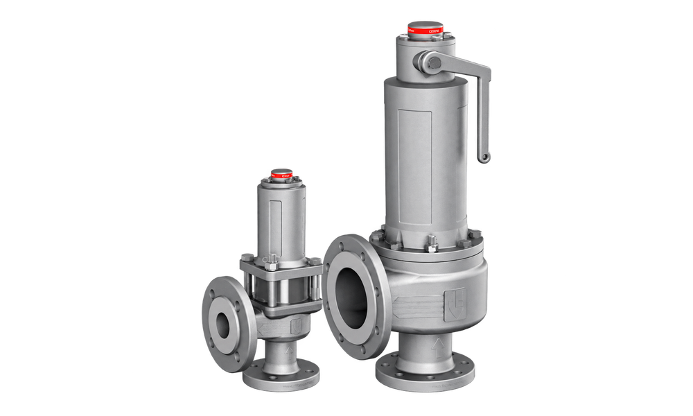 GOETZE Series 455 ANSI – Van an toàn bằng inox, dạng góc, nối bích ANSI