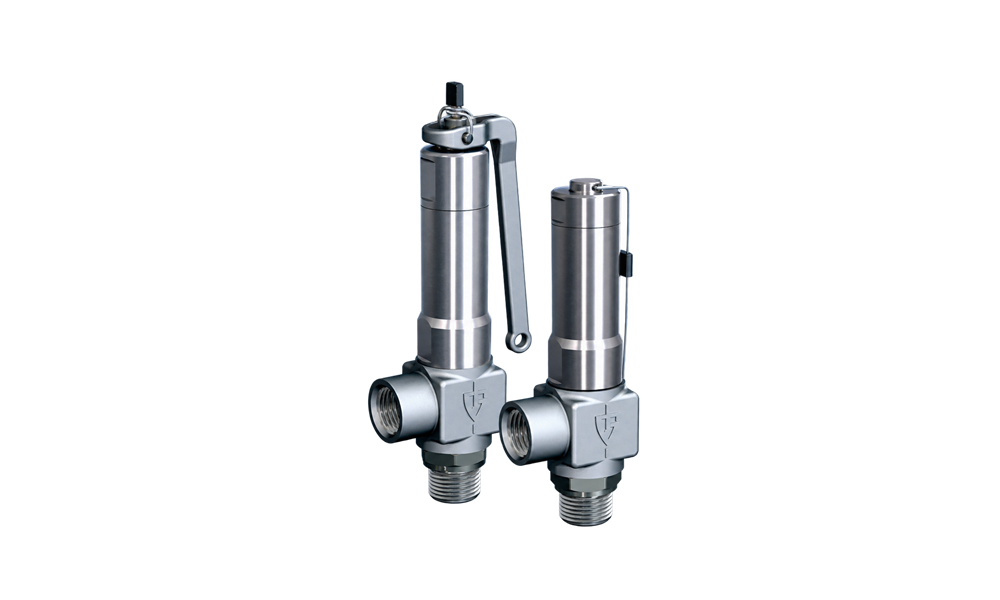GOETZE Series 420 – Van an toàn bằng inox, dạng góc, nối ren