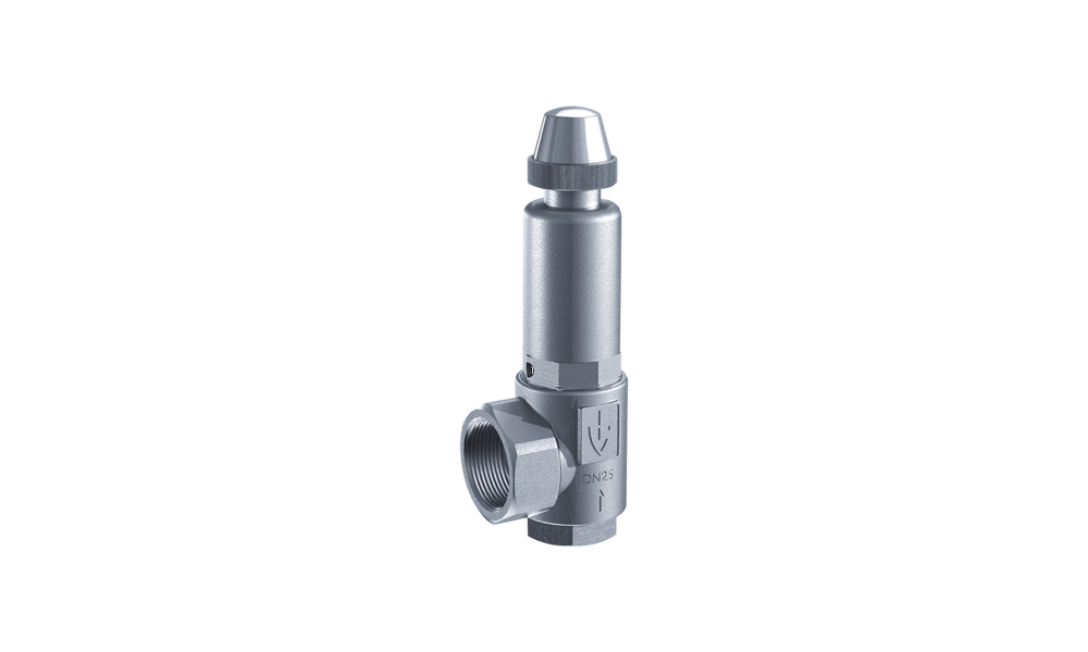 GOETZE Series 451 – Van an toàn bằng inox, dạng góc, nối ren