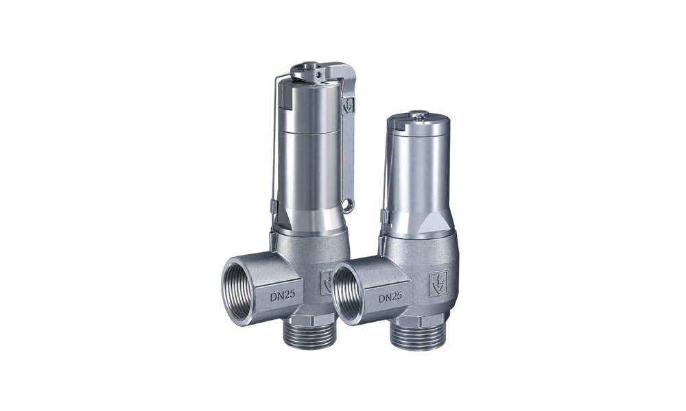 GOETZE Series 460 – Van an toàn bằng inox, dạng góc, nối ren