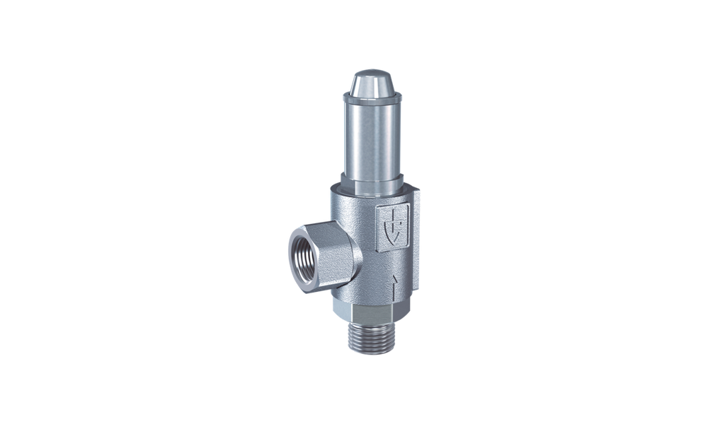 GOETZE Series 461 – Van an toàn bằng inox, dạng góc, nối ren