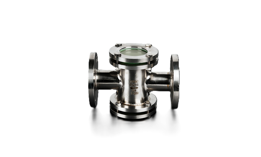 Kính quan sát dòng chảy thân inox dạng thẳng tiêu chuẩn GB