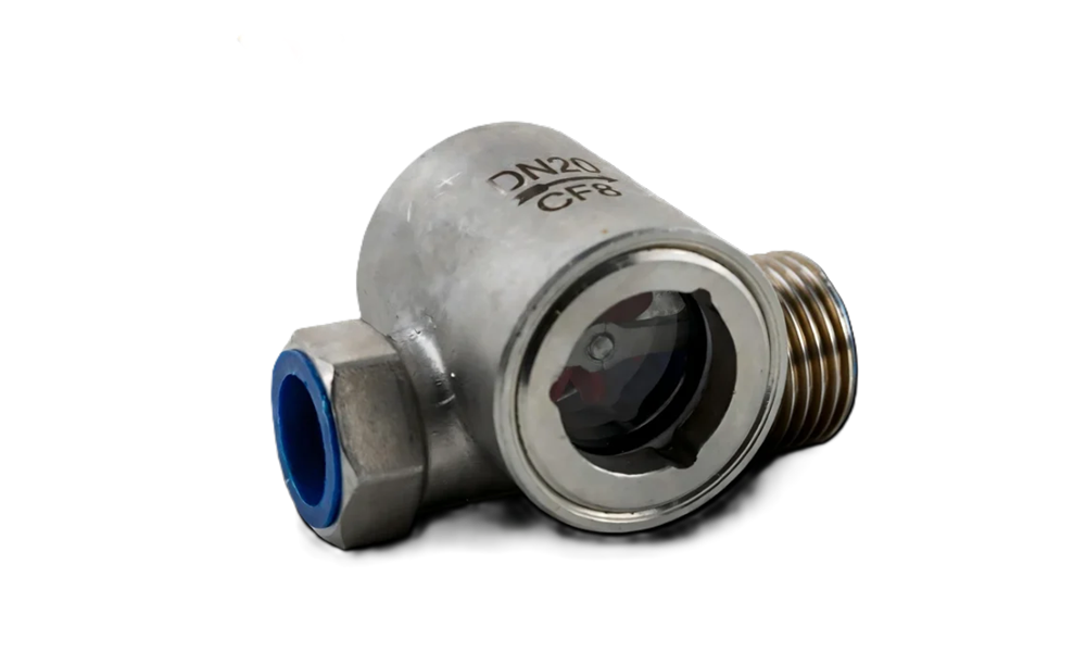 Kính quan sát dòng chảy thân inox dạng cánh quay