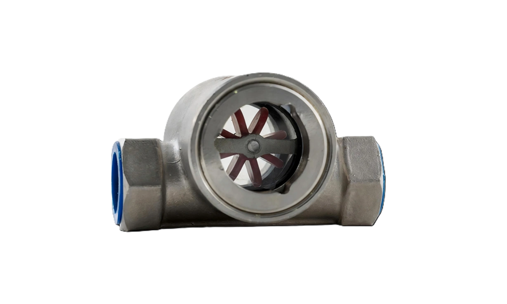 Kính quan sát dòng chảy thân inox dạng cánh quay
