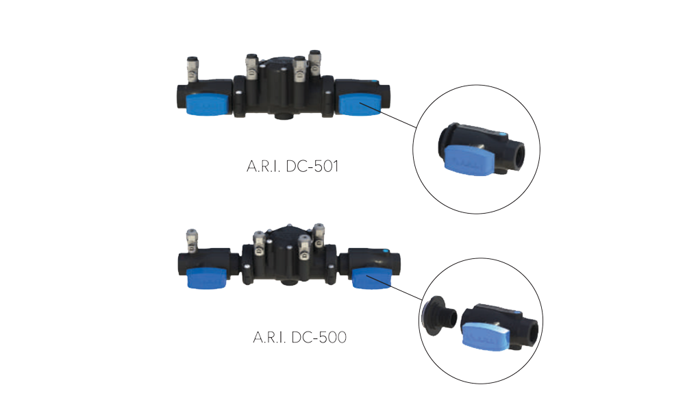 Van chống chảy ngược A.R.I. DC-500/501 Double Check Valve