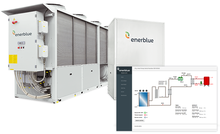 Bơm nhiệt giải nhiệt gió CO2 dòng Enerblue