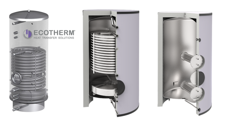 Bồn chứa nước nóng công nghiệp bằng inox 316 của ECOTHERM