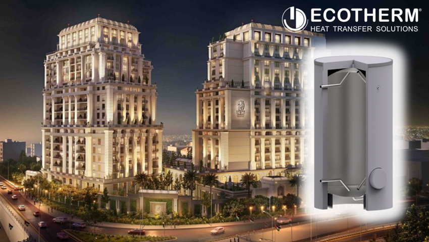 Bồn trữ nước nóng công nghiệp ESWE Ecotherm lắp tại dự án Ritz Carlton Hotel Amman