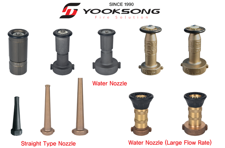 Các mẫu lăng phun nước chữa cháy Yooksong