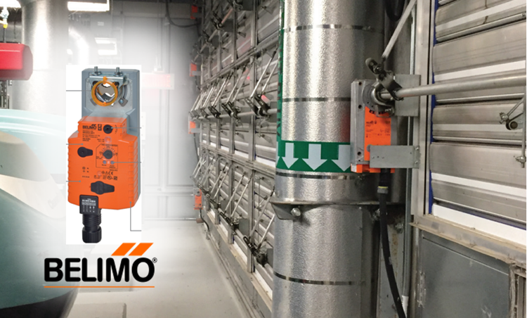 Động cơ điều khiển van gió loại an toàn fail-safe