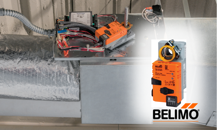 Động cơ điều khiển van gió loại có lò xo phản hồi Belimo