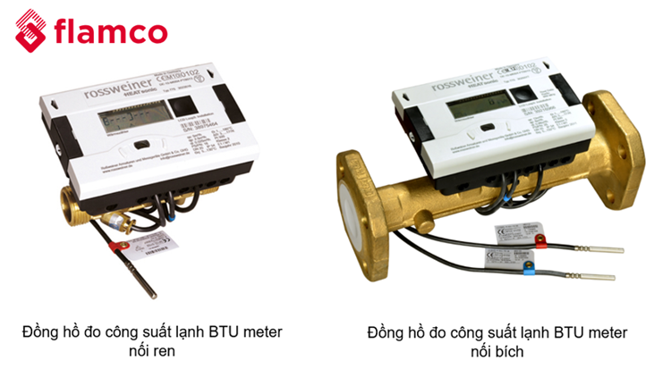 Đồng hồ đo công suất lạnh BTU Meter Flamco