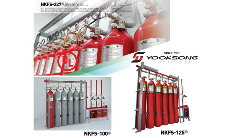 Hệ thống NKFS-227Ⓡ UL, NKFS-100Ⓡ và NKFS-125Ⓡ của Yooksong