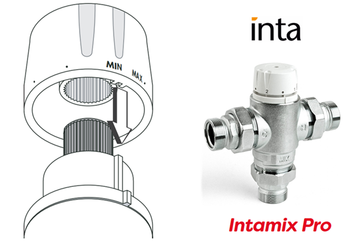 Hướng dẫn cài đặt nhiệt độ van trộn nhiệt Intamix Pro