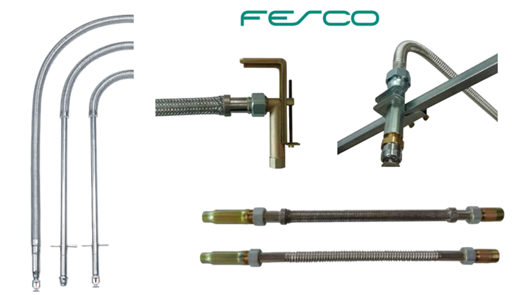 Ống mềm nối đầu phun sprinkler Fesco có độ bền và linh hoạt cao