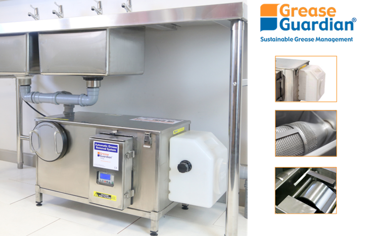 Thiết bị tách mỡ tự động Grease Guardian