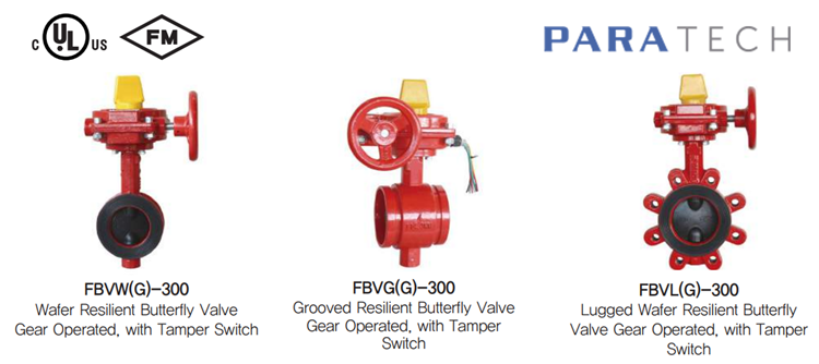 Van bướm kèm công tắc giám sát Fesco ParaTech