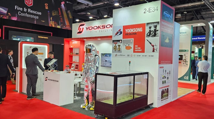 Gian hàng Yooksong tại Intersec Dubai 2025
