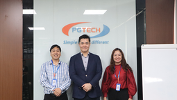 Mr. In Lee, đại diện hãng thiết bị PCCC Fesco Paratech Hàn Quốc thăm PGTECH