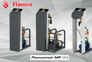 Giải pháp Điều áp tách khí cho hệ Chiller và hệ nhiệt Heating của Flamco Hà Lan - Flamcomat MP G4