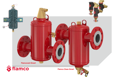 Giải pháp lọc tách cặn khử khí Flamco cho hệ Chiller (Cooling) và hệ Boiler (Heating)