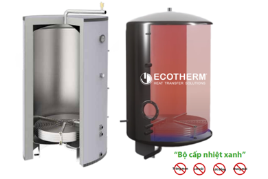 Giải pháp Bồn gia nhiệt nước nóng công suất cao EHSF thương hiệu Ecotherm Áo cho hệ nước / vận hành nước