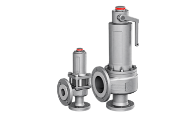 GOETZE Series 455 ANSI – Van an toàn bằng inox, dạng góc, nối bích ANSI