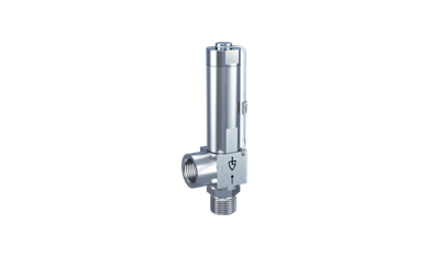 GOETZE Series 420 – Van an toàn bằng inox, dạng góc, nối ren