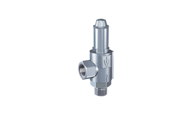 GOETZE Series 461 – Van an toàn bằng inox, dạng góc, nối ren