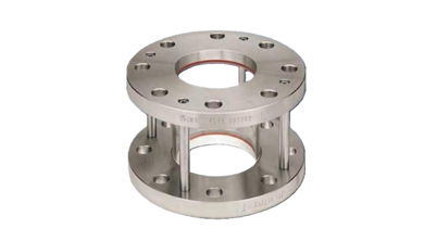 Kính quan sát dòng chảy dạng ống 360° thân inox nối bích