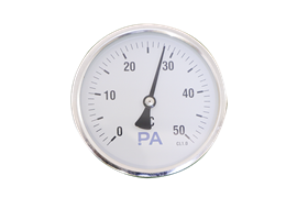 Đồng hồ đo nhiệt độ lưỡng kim TB100 dải nhiệt độ từ 0 - 50 độ C, mặt 100mm, vỏ thép mạ chrome hãng PA Đức