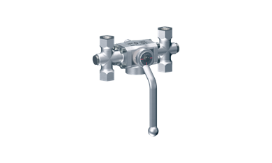 GOETZE Series 2700 – Van bi chuyển hướng bằng inox, nối ren, dành cho hệ thống khí kỹ thuật và Cryo